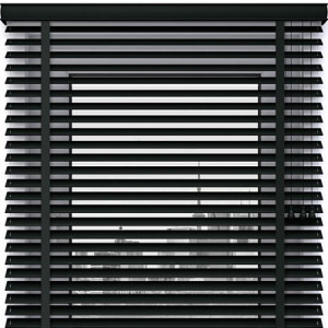 Żaluzje Drewniane 50mm na wymiar - Negro (czarny)