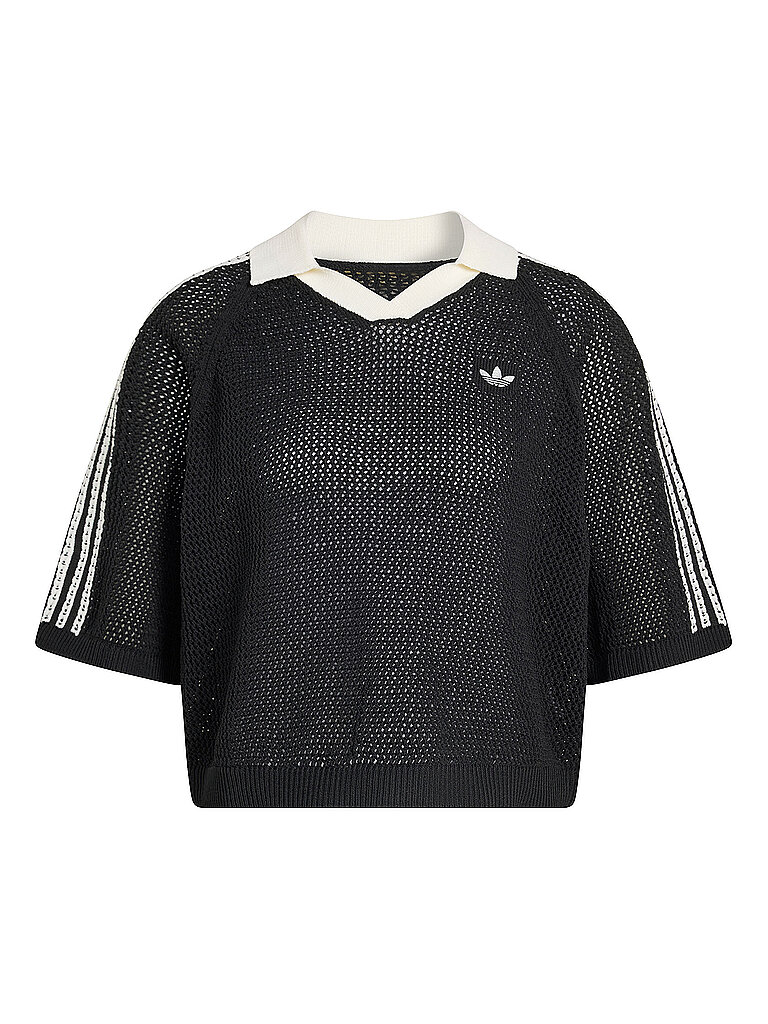 Adidas ORIGINALS Poloshirt CROCHET schwarz   S damen