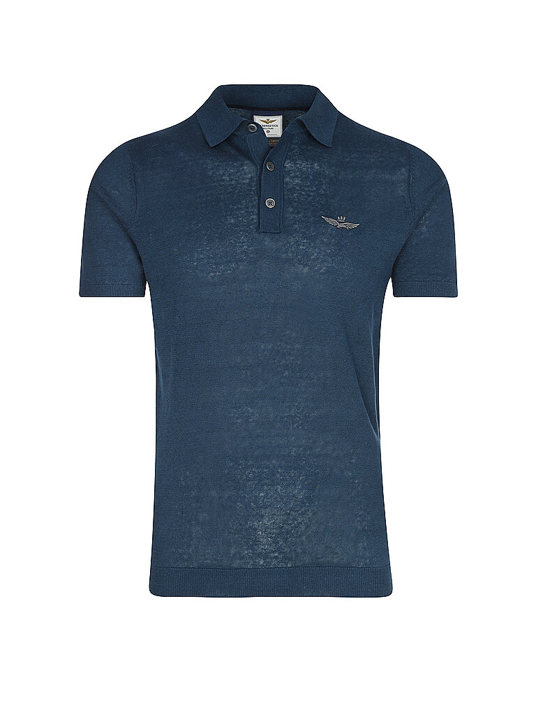 AERONAUTICA MILITARE Poloshirt  blau   L herren