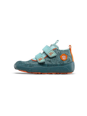 AFFENZAHN Kinder Barfußschuhe - Sneaker KNIT HAPPY Hase hellgrün   31 baby