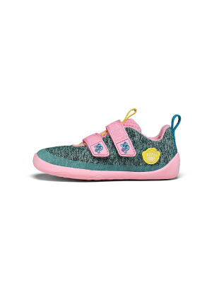 AFFENZAHN Kinder Barfußschuhe KNIT HAPPY Chamäleon dunkelblau   27 baby