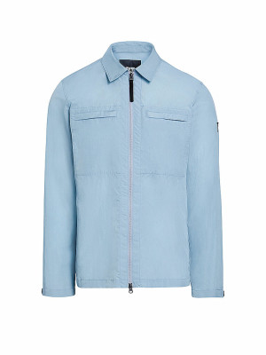 ALPHATAURI Overshirt OLUM hellblau   S herren