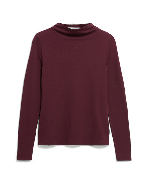 ARMEDANGELS Langarmshirt CALUNAA dunkelrot   XS damen