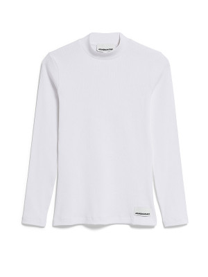 ARMEDANGELS Langarmshirt FARIMAARA weiss   M damen