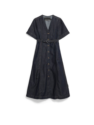 ARMEDANGELS Midikleid  dunkelblau   XS damen