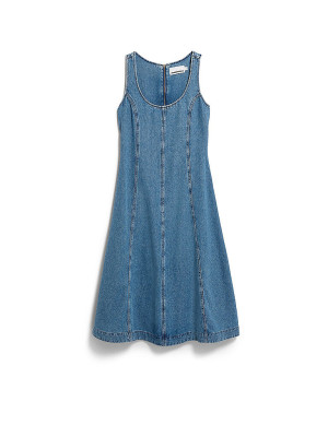 ARMEDANGELS Midikleid  blau   XL damen