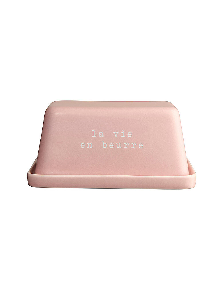 ASA SELECTION Butterdose 16x11x7,5 cm  LA VIE EN BEURRE Rosa rosa baby