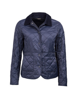 BARBOUR Steppjacke DEVERON POLARQUILT dunkelblau   40 damen