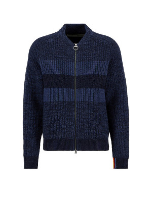 Paul Smith loves Barbour Strickjacke dunkelblau   S herren
