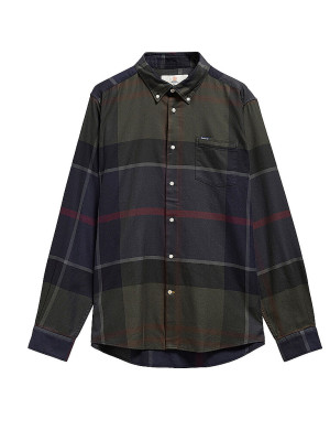 BARBOUR Hemd Slim Fit DUNOON dunkelgrün   XXL herren