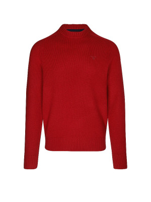 BARBOUR Pullover NEWTOWN rot   M herren