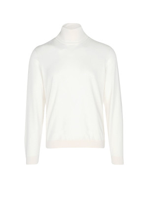 Boss Rollkragenpullover Slim Fit MUSSO creme   XXXL herren