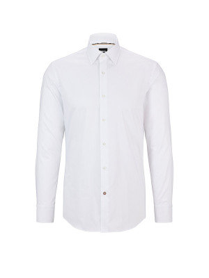 Boss Hemd Slim Fit H-HANK weiss   42 herren