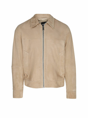 Boss Lederjacke H-MALBANO5  beige   54 herren