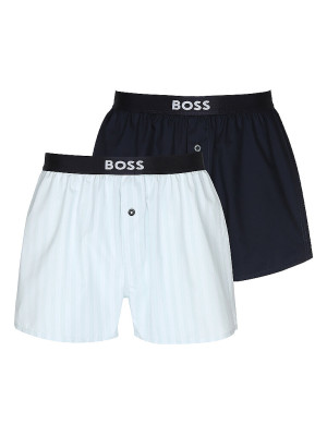 Boss Boxershorts 2er Pkg. open blue blau   M herren
