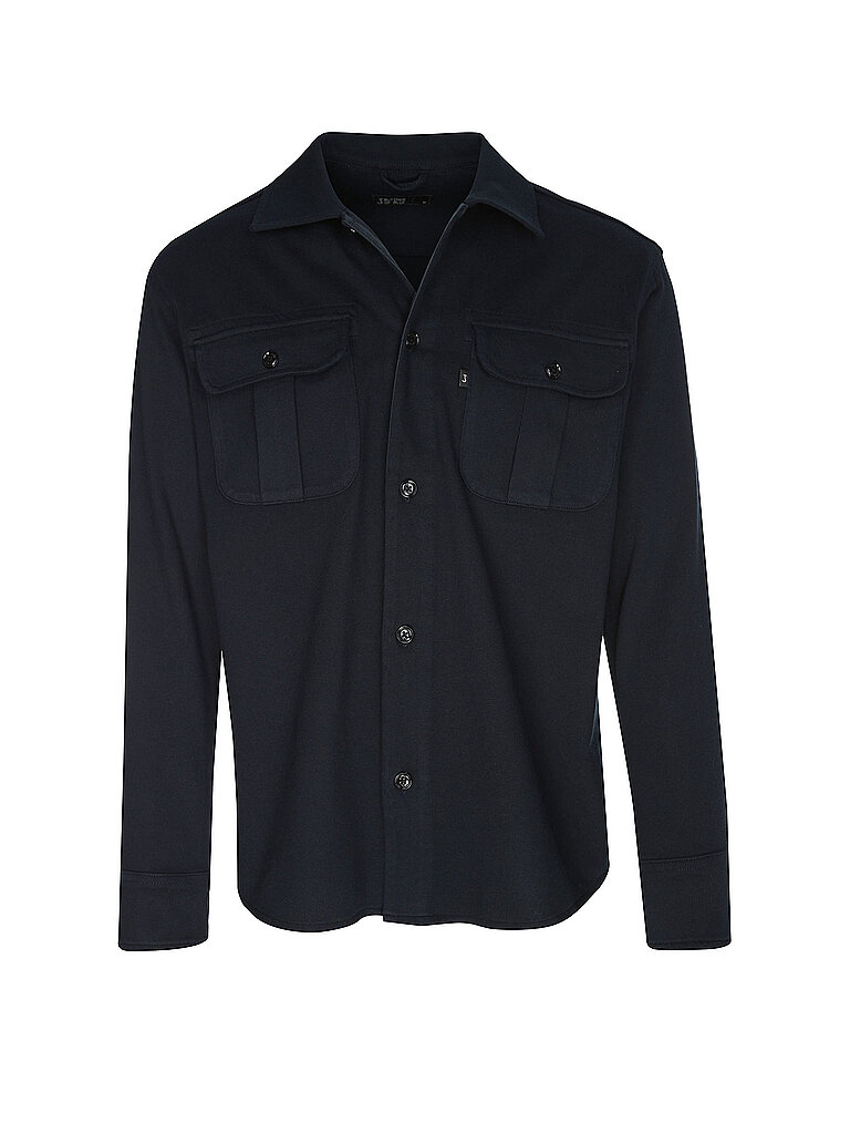 BUTCHER OF BLUE Overshirt PHIL dunkelblau   XXL herren
