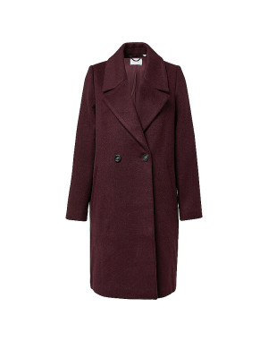 COMMA Wollmantel dunkelrot   L damen