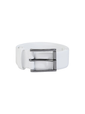 CONDOR Ledergürtel HAKA weiss   110 herren