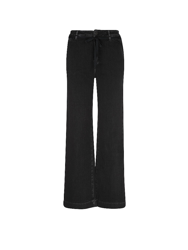 DAWN DENIM Jeans Flared Fit schwarz   30/L32 damen