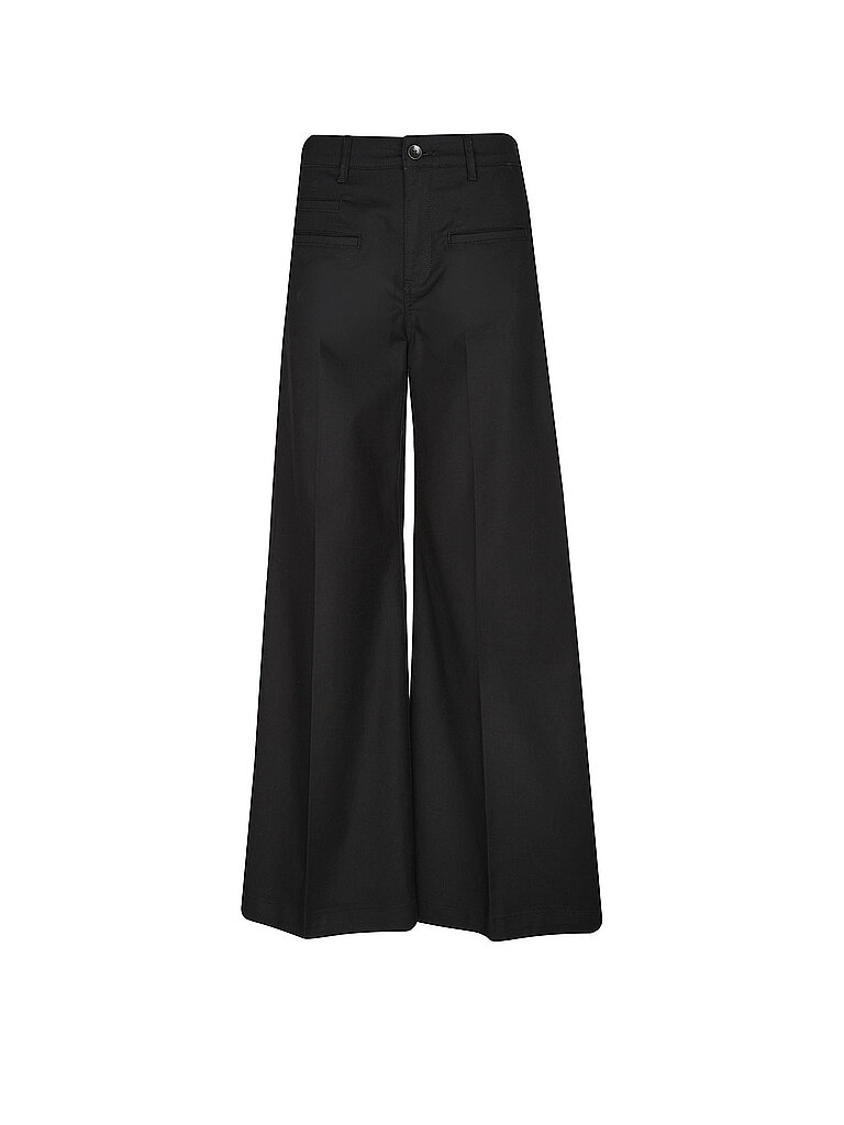 DAWN DENIM Marlenehose BLAZE PAPER TOUCH schwarz   30/L32 damen