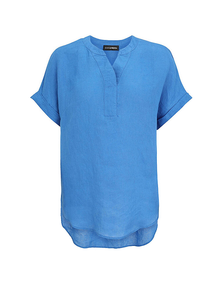 DORIS STREICH Leinenbluse blau   46 damen