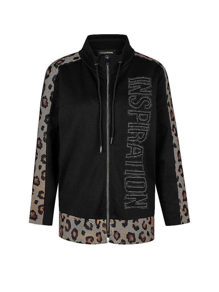 DORIS STREICH Sweatjacke  schwarz   42 damen