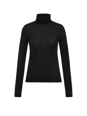 DRYKORN Rollkragenpullover ZERAFNE schwarz   M damen