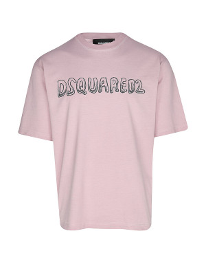 DSQUARED2 T-Shirt  rosa   L herren