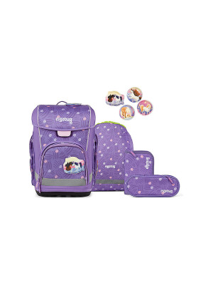 ERGOBAG Schultaschen Set 5tlg CUBO LIGHT PonyBäradies baby