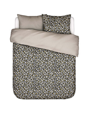 Essenza Satin Bettwäsche 2x  70x90cm / 200x200cm FEDELIA Sand Storm hellbraun baby