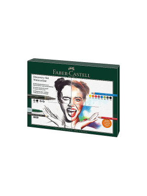 FABER-CASTELL Farbstifte 12tlg. Discovery Set Albrecht Dürer Aquarellprodukte dunkelgrün baby