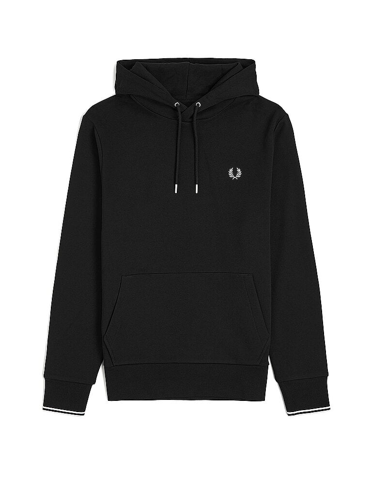 FRED PERRY Kapuzensweater - Hoodie schwarz   XL herren