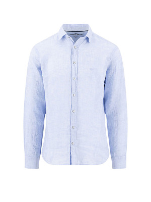 FYNCH-HATTON Leinenhemd hellblau   XL herren