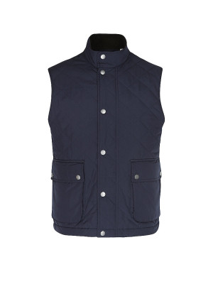 GANT Steppgilet  dunkelblau   XXL herren