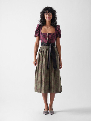 GOTTSEIDANK Dirndl LAURA rot   36 damen