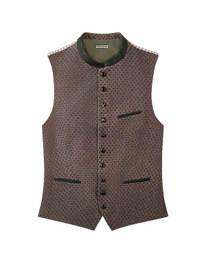 GOTTSEIDANK Trachtengilet KONSTANTIN hellgrau   102 herren