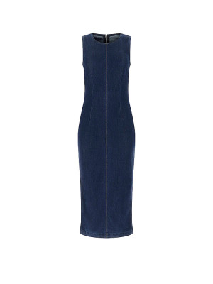 Guess Midikleid DAHLIA dunkelblau   L damen