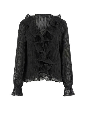 Guess Blusenshirt FAYE schwarz   XS damen