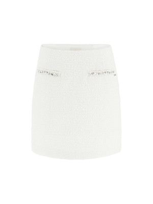 Guess Minirock CLOTILDE creme   XL damen