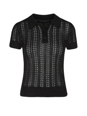 Guess Poloshirt POINTELLE VIENNA schwarz   XS damen