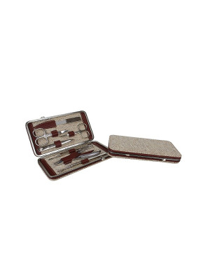 HAMMANN Ledermanikürset ( Tweed / 7 teilig )  damen