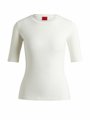 HUGO T-Shirt DARNELIA creme   S damen