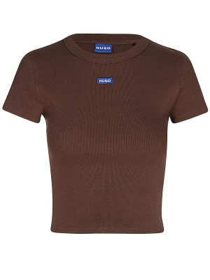 HUGO T-Shirt BABY TEE_B braun   S damen