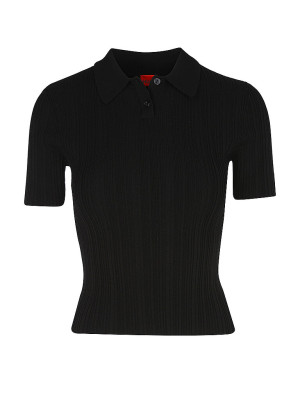 HUGO Poloshirt SAREPLETTE schwarz   S damen
