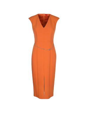 HUGO Midikleid KATUNINA  orange   38 damen
