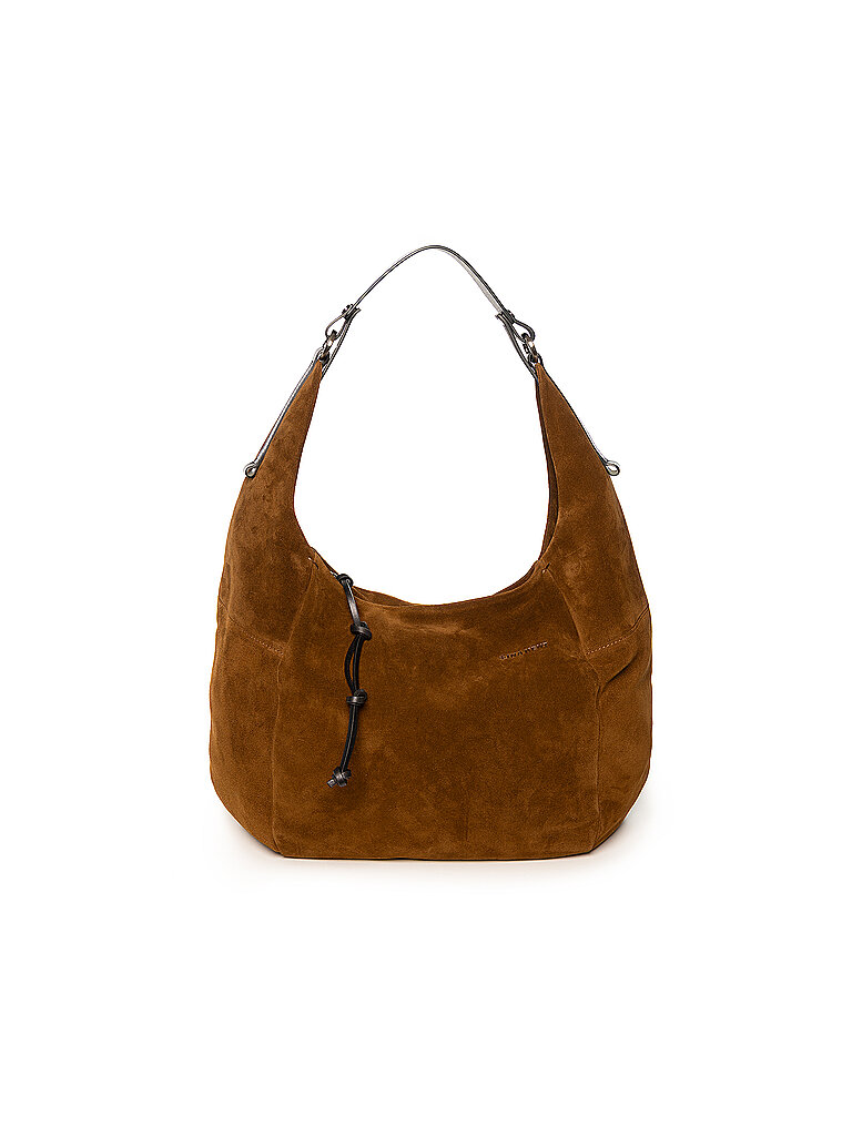 INA KENT Ledertasche - Hobo Bag MIOW ED.1 SUEDE braun damen