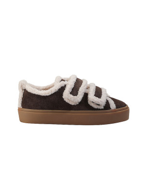 INUIKII Sneaker VELCRO braun   37 damen