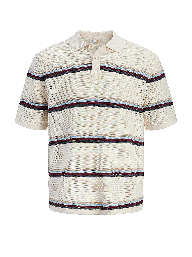 JACK & JONES Poloshirt JORMAINE creme   M herren