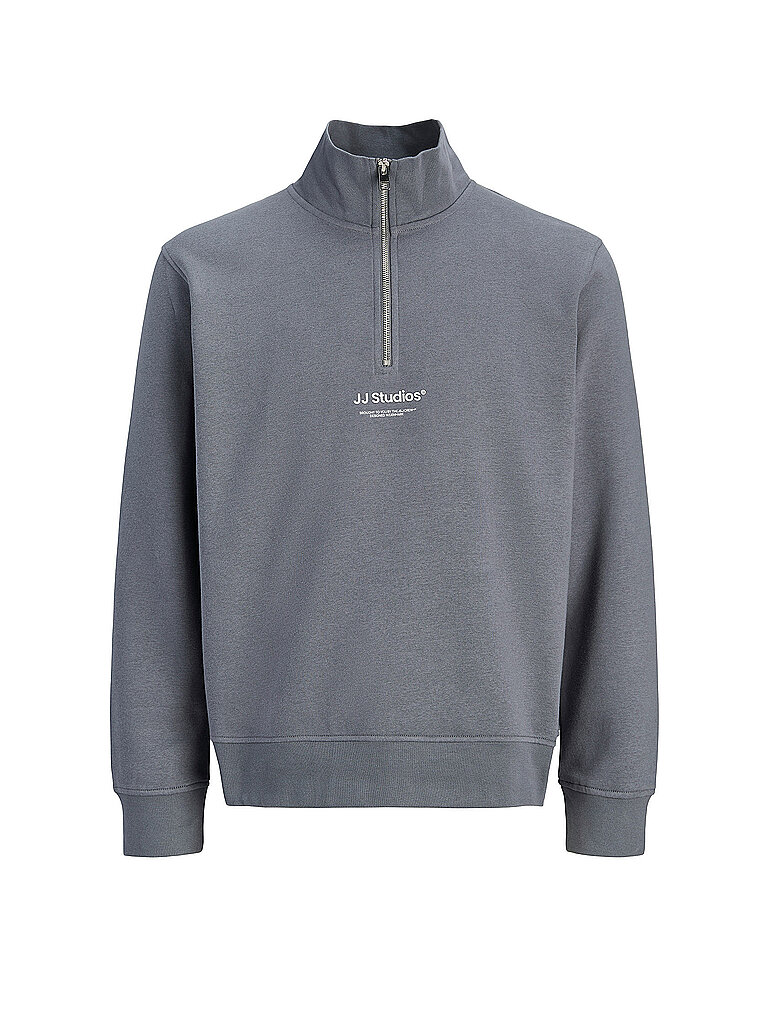 JACK & JONES Troyer Sweater JJESOHO blau   XXL herren