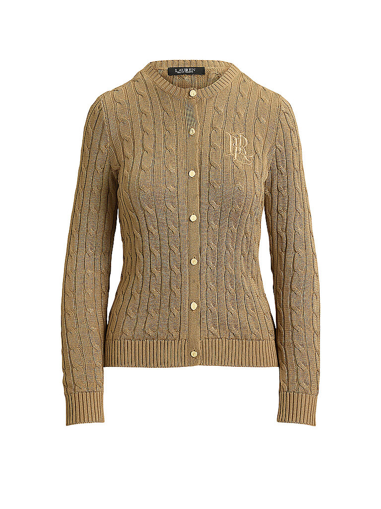 LAUREN RALPH LAUREN Strickjacke camel   XL damen